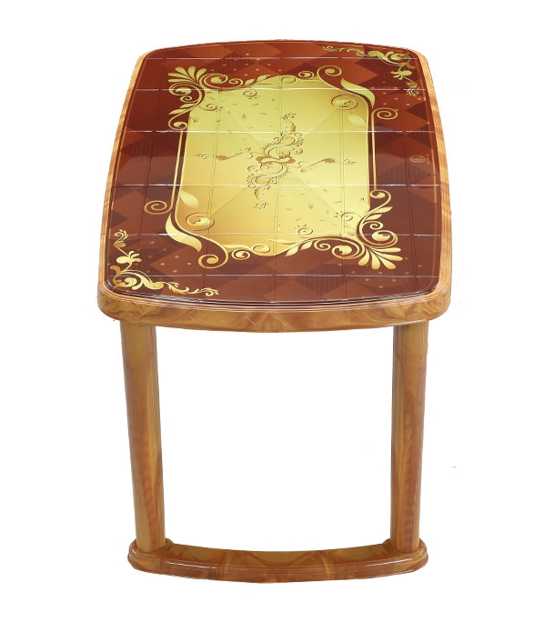 Picture of Dining Table 4 Seat Rtg P/L Print Wave - SW