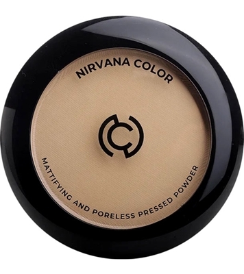 Nirvana Color Mattifying and Poreless Pressed Powder (Light Beige) at Best Price In Bangladesh
