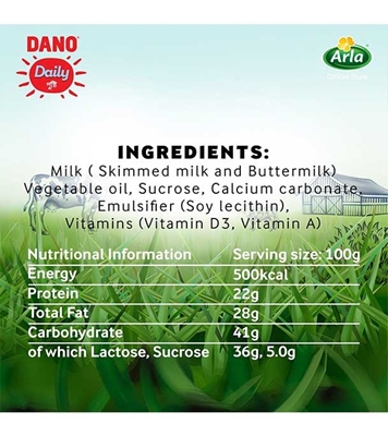 Buy Dano Daily Pushti 500gm Foil Online