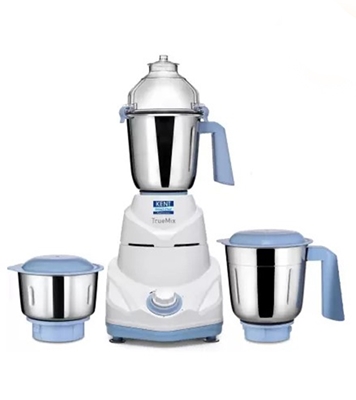 Buy KENT 750W Mixer Grinder 16064 TrueMix 3 Stainless Steel Jar Including Chutney Jar White Online at Best Price