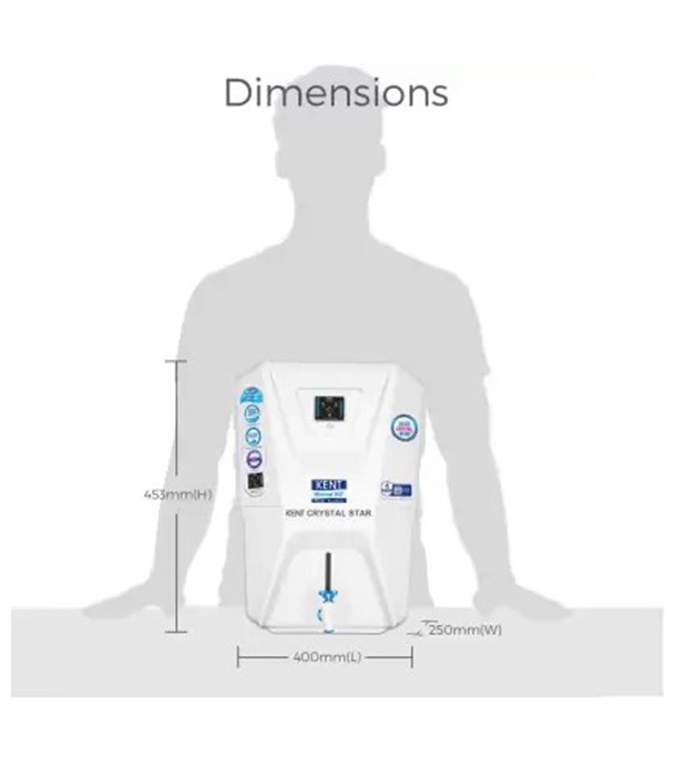 Buy Kent Crystal Star 11 Ltr Digital Smart RO   UV   UF   TDS Water Purifier Online at Best Price