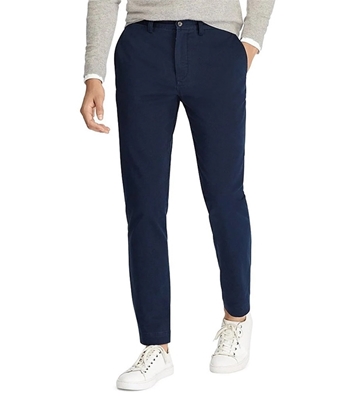 Picture of Men's Narrow Formal Official Gabardine Pant Navy