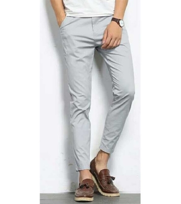 Picture of Men's Narrow Formal Official Gabardine Pant Light Ash
