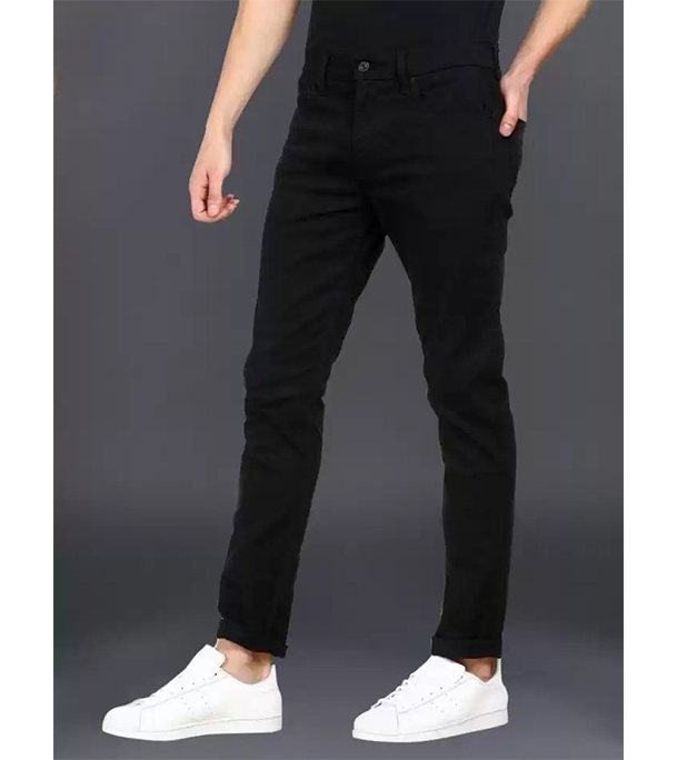 Picture of Men's Premium Black Denim Pant