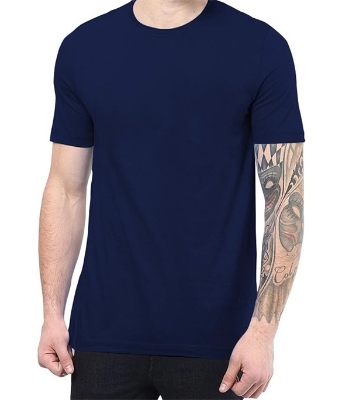 Picture of Men's  Half Sleeve T-Shirt Blue