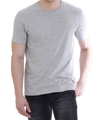 Picture of Men's  Half Sleeve T-Shirt Ash