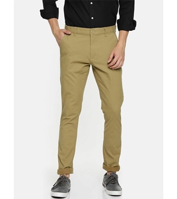 Picture of Men's Narrow Formal Official Gabardine Pant Wood