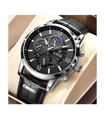 Picture of Lige Men's Watch Sports Waterproof Quartz Chronograph
