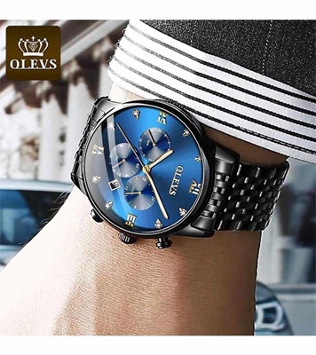 Picture of OLEVS 2868 Water Resistant Diamond Luxury Watch For Men