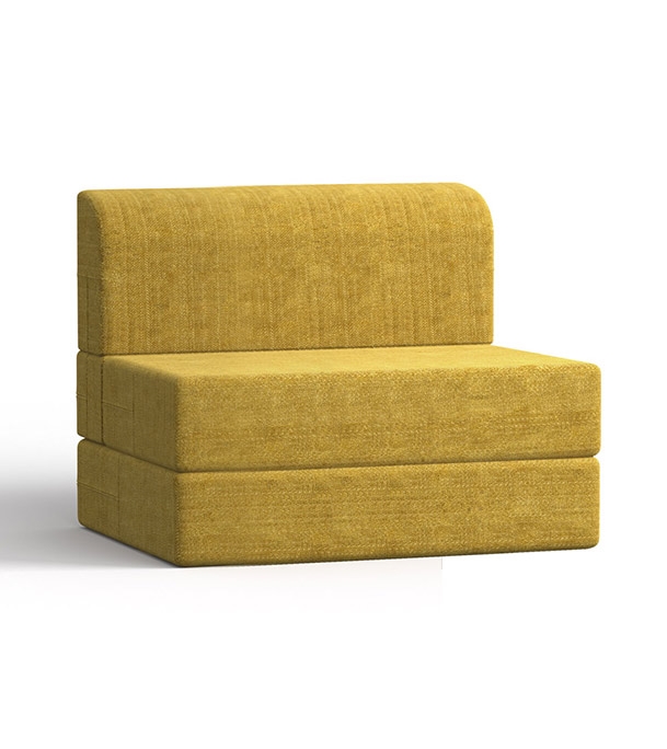 Sofa Cum Bed-Yellow (Single) at Best Price in Bangladesh