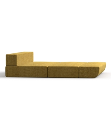 Picture of Sofa Cum Bed-Yellow (Double)