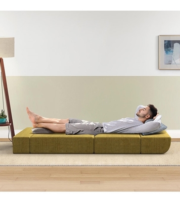 Picture of Sofa Cum Bed-Yellow (Double)