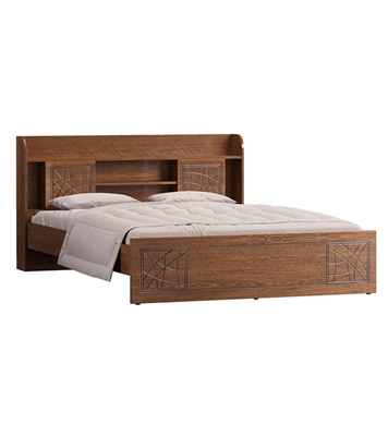 Regal CHEVRON Laminated Board Double Bed Best Price in Bangladesh
