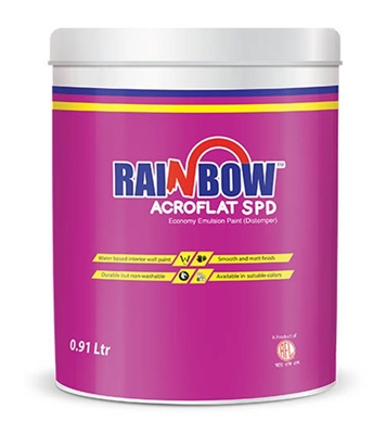 Buy Rainbow Acroflat SPD 0.91 Ltr White Online	
