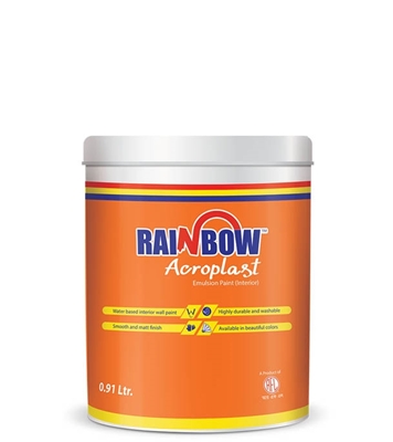 Buy Rainbow Ape Plastic Paint Black .91 Litre Online	