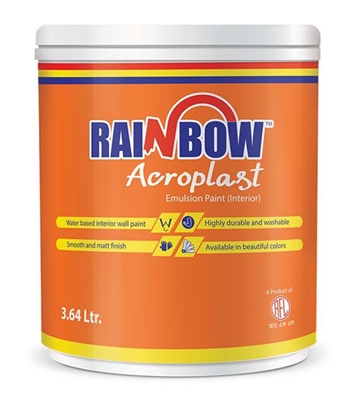 Buy Rainbow Ape Plastic Paint Off White 3.64 Litre Online	
