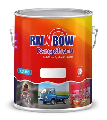 Buy Rangdhanu Synthetic Enamel 3.64 Ltr Red Online at Best Price	