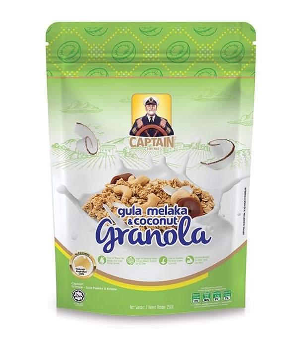 Buy Captain Granola (Gulamelaka & Coconut) 250g Pouch at Best Price In Bangladesh