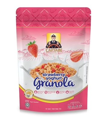 Buy Captain Granola (Strawberry Youghurt) 250g Pouch at Best Price In Bangladesh