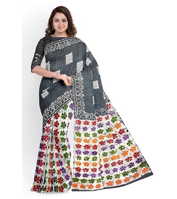 Buy Women's Fashionable Cotton Batik Saree Online at Best Price