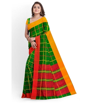 Buy Women's Fashionable Cotton Silk Saree  Online at Best Price