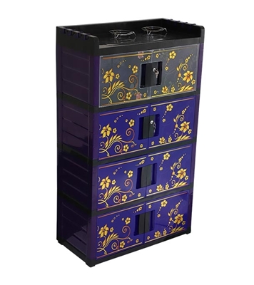 Buy Kitchen Cabinet Violet Black-TEL Online at Best Price
