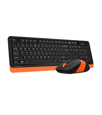 Picture of A4TECH FG1010 2.4G FSTYLER Wireless Bangla Keyboard with FG10 Wireless Mouse Orange