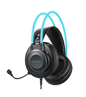 Picture of A4TECH FH200i Fstyler  Stereo Surround Sound Headphone 3.5 mm Jack With PC Adapter Blue