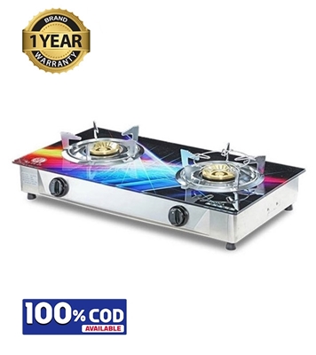 Picture of RFL Double Glass Gas Stove Fiona (Line Gas)