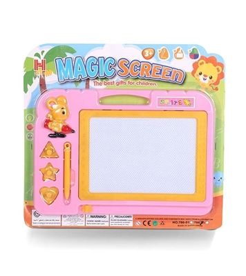 Picture of 4 Color Magic Screen For New Learner Baby Yellow & Pink