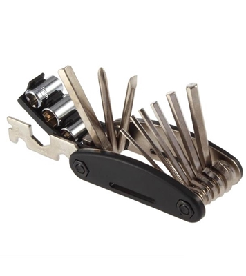 Picture of 16 in 1 Multi-Function Bike & Bicycle Mechanic Repair Tool Kit
