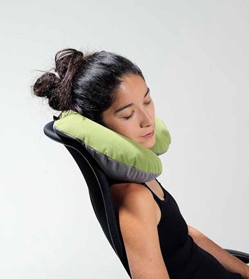 Picture of 3 In 1 Inflatable Travelling Pillow Set With Eye Mask & Ear Plug
