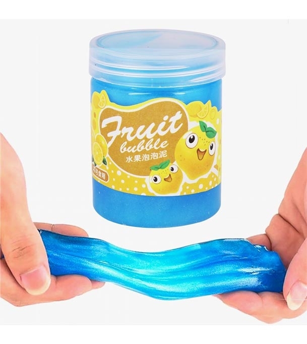 Picture of Magic Fruit Bubble DIY Kit Crystal Mud Glitter Slime Soft Putty Toys For Kids