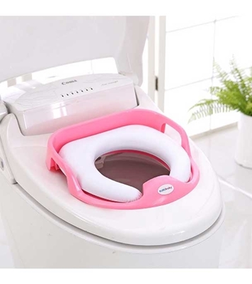 Picture of Soft Padded Baby Potty Toilet Training Seat Pink