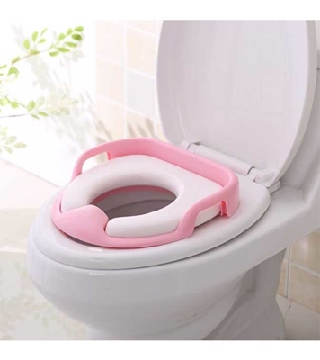 Picture of Soft Padded Baby Potty Toilet Training Seat Pink