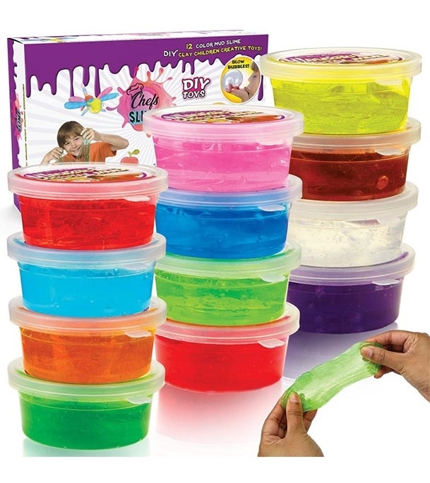 Picture of Box of 6 pcs Slime Set Bowls Play-dough For Kids 6 colors