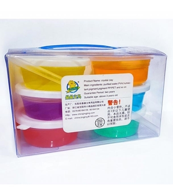 Picture of Box of 6 pcs Slime Set Bowls Play-dough For Kids 6 colors