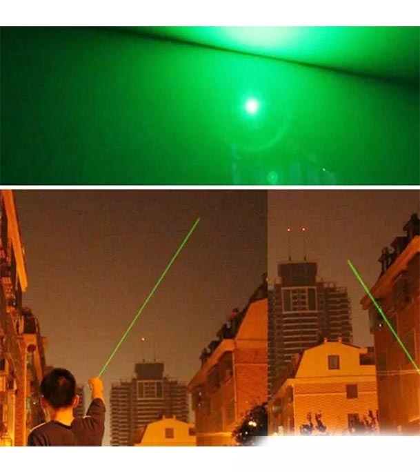 Picture of Laser Pointer Rechargeable Green Adjustable Burn Match JD-303