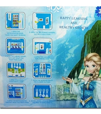 Picture of Kitchen Frozen Big Funny Doll With Household Set