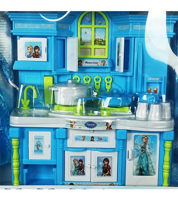 Picture of Kitchen Frozen Big Funny Doll With Household Set