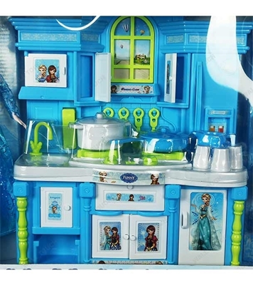 Picture of Kitchen Frozen Big Funny Doll With Household Set