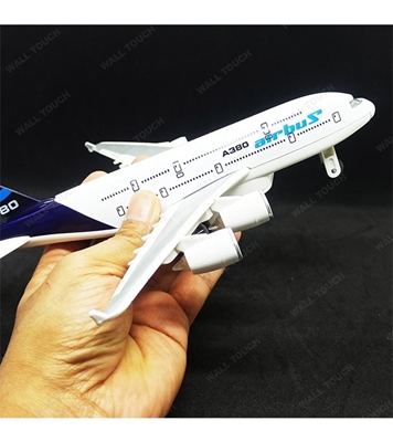 Picture of Airbus Airplane Metal Diecast Model Collection for Kids Blue