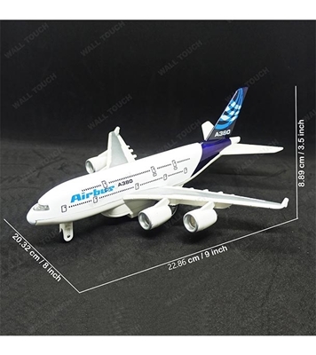 Picture of Airbus Airplane Metal Diecast Model Collection for Kids Blue