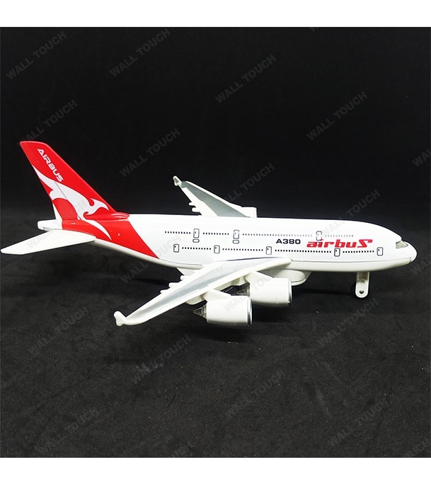 Picture of Airbus Airplane Metal Diecast Model for Kids Red