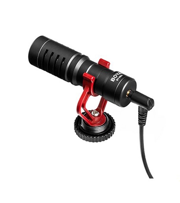 Picture of BOYA BY-MM1 Video Microphone Youtube Vlogging Facebook Live stream Recording Shotgun Mic