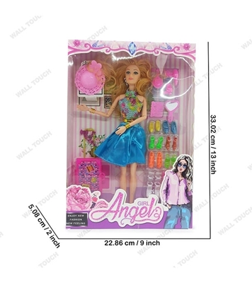 Picture of Girl Angela Stylish Barbie Doll Blue