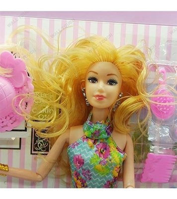 Picture of Girl Angela Stylish Barbie Doll Blue