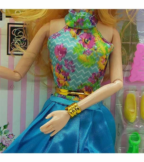 Picture of Girl Angela Stylish Barbie Doll Blue