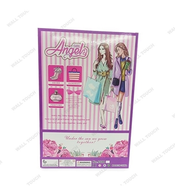 Picture of Girl Angela Stylish Barbie Doll Purple