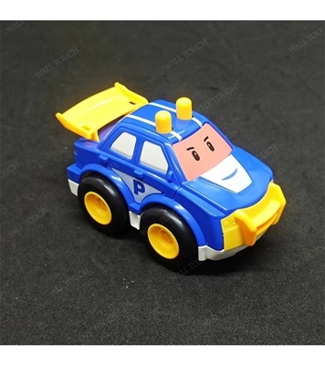 Picture of Kid's 4 Pcs Food Grade Mini Plastic Pull And Back Car Set